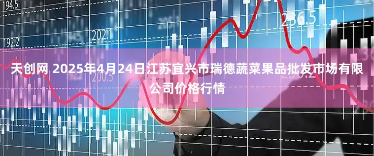天创网 2025年4月24日江苏宜兴市瑞德蔬菜果品批发市场有限公司价格行情