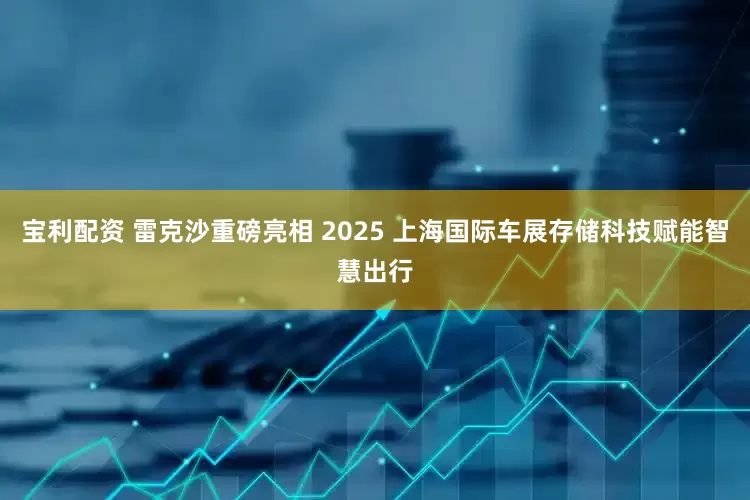 宝利配资 雷克沙重磅亮相 2025 上海国际车展存储科技赋能智慧出行